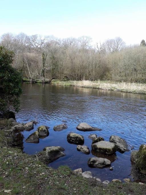 Stunning 3 Bed Riverside Cabin In Snowdonia Caeathro ภายนอก รูปภาพ